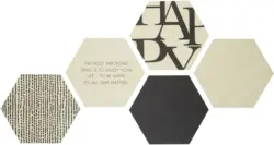 Bild Hexagon, 5er Set