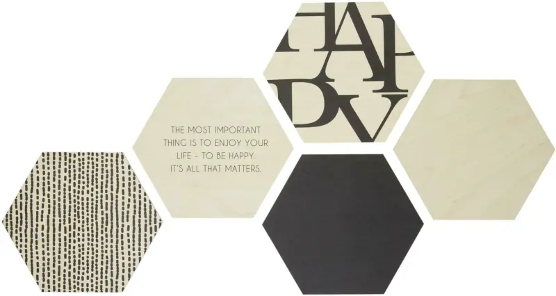 Bild Hexagon, 5er Set