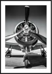 Bild Elena in Schwarz ca. 50x70cm