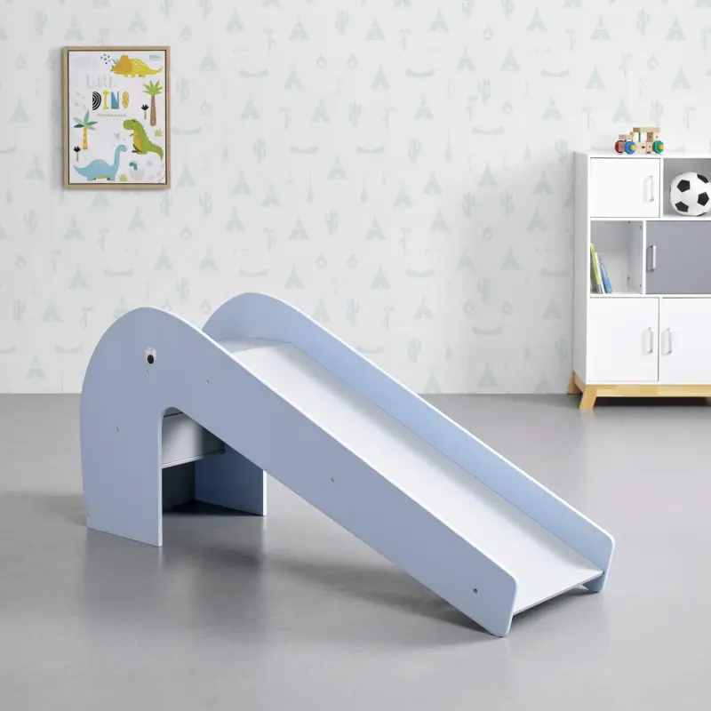 Kinderrutsche Elephant in Blau/Grau