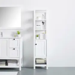 Hochschrank 'Erica', weiß
