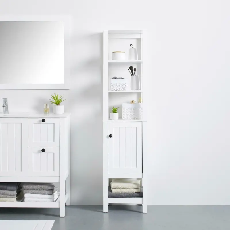 Hochschrank 'Erica', weiß