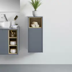 Hängeschrank 'Luciano', grau