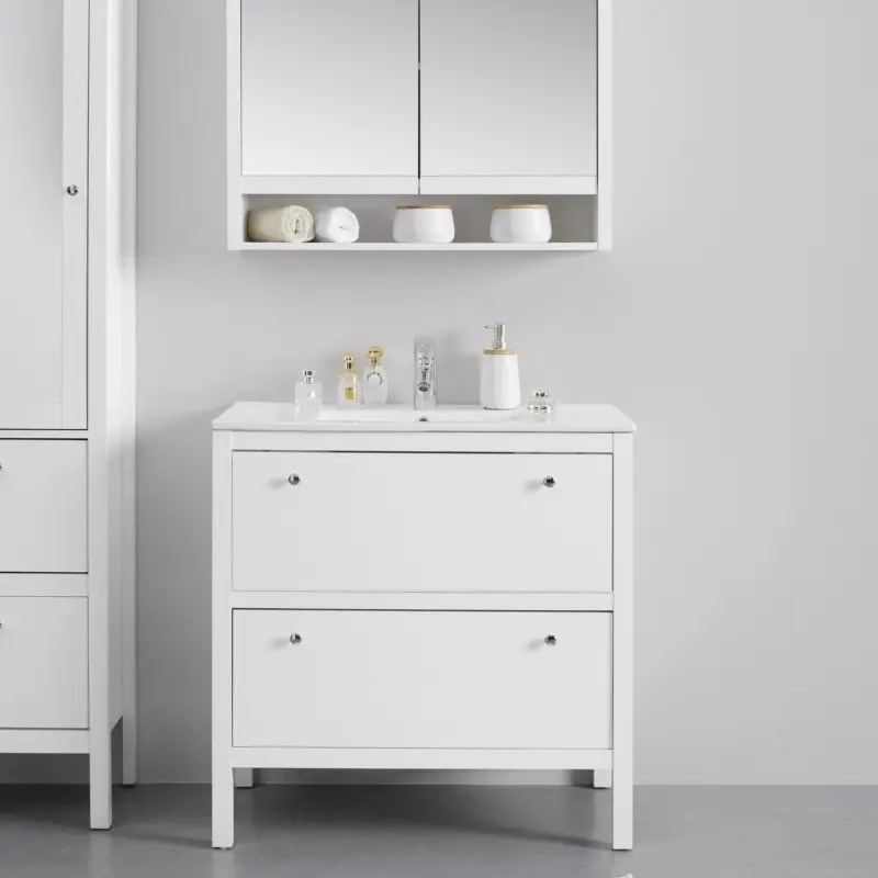 Waschbeckenunterschrank 'Ginevra', weiß