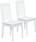 mömax Stuhl-Set 'Westerland' , 2-er Set, aus Buche, weiß