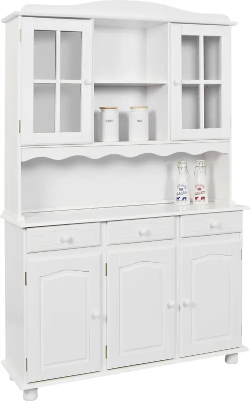 Kredenz 'Siena', aus Kiefer, weiß