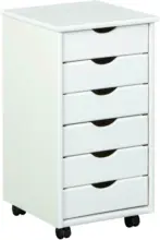 mömax Rollcontainer 'Simon' , aus Kiefer , weiß