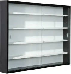 Hängevitrine 'Collecty' , schwarz