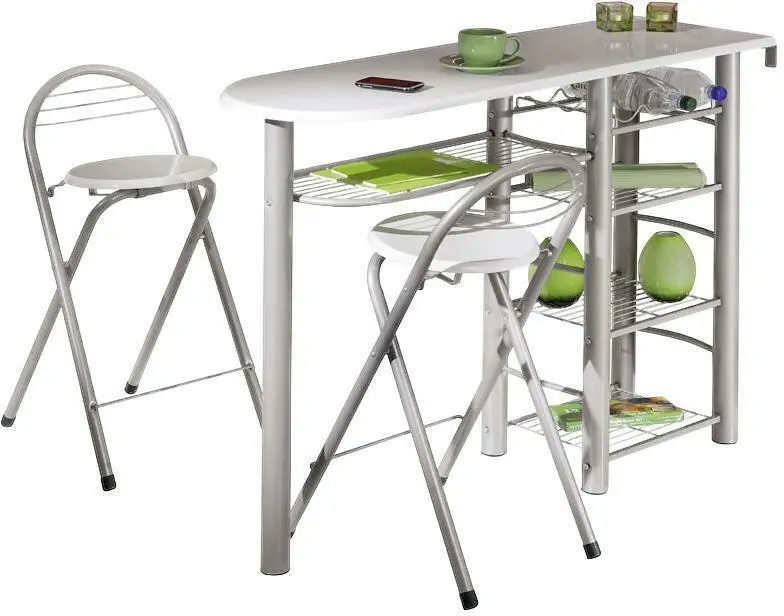 Bar 'Frida' , 3-er Set, weiß