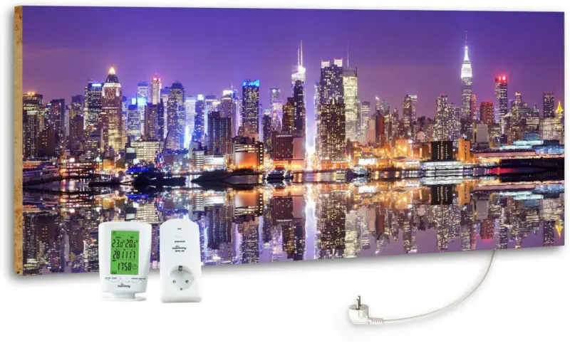 Infrarot-Heizpaneel City mit Thermostat