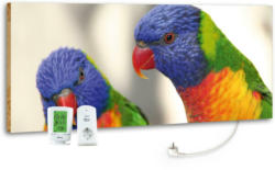 Infrarot-Heizpaneel Vögel mit Thermostat