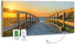 Infrarot-Heizpaneel Brücke mit Thermostat