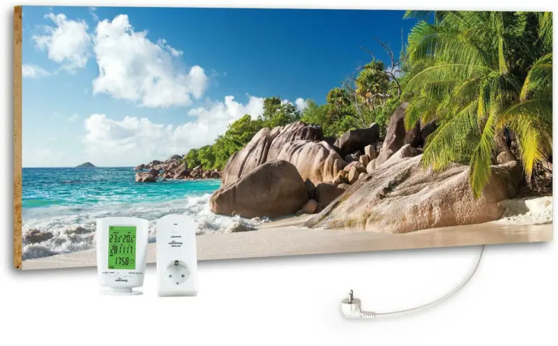 Infrarot-Heizpaneel Blue Lagoon mit Thermostat