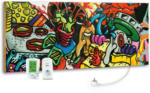 mömax Spittal a. d. Drau Infrarot-Heizpaneel Graffiti mit Thermostat