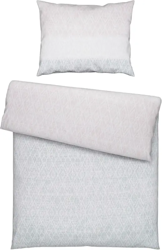 Bettwäsche Jana in Grau ca. 140x200cm