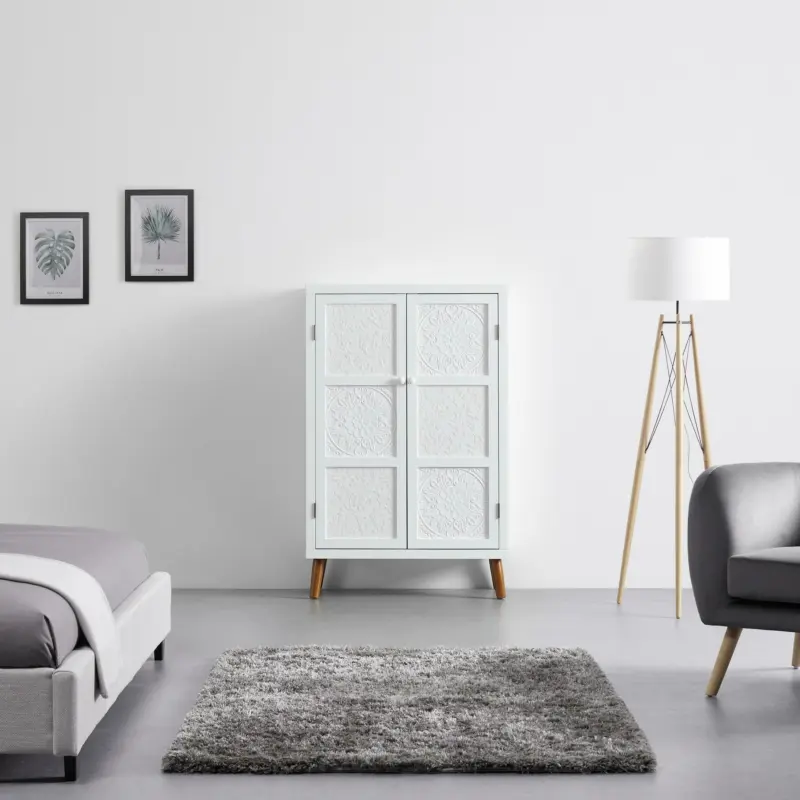 Kleiderschrank 'Rosalia', weiß