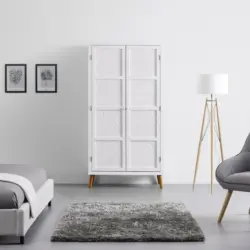 Kleiderschrank 'Rosalia', weiß