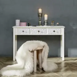 Konsole 'Avery' ca.120x40cm, weiß