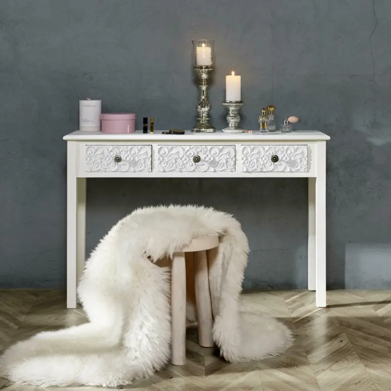 Konsole 'Avery' ca.120x40cm, weiß