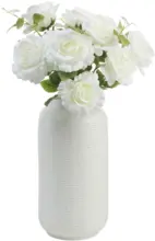 mömax Dekovase Dunes in Weiß Ø ca. 20,5cm