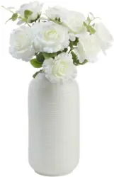 Dekovase Dunes in Weiß Ø ca. 20,5cm