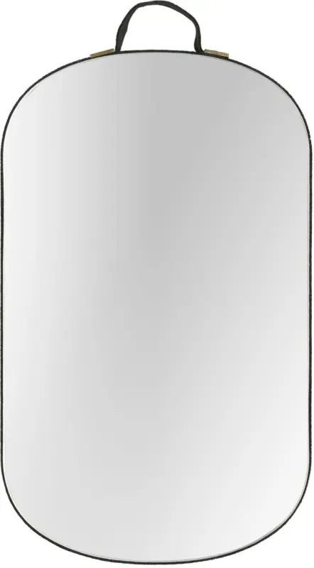 Wanddeko Oval aus Glas