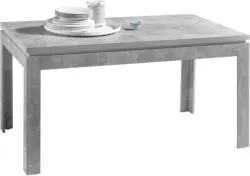 Esstisch 'Stone' , ca 140x80 cm, grau