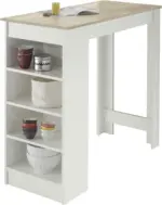 mömax Bartisch 'Mojito' , ca 115x50 cm, weiß