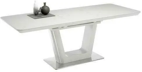 Ausziehtisch 'Scott' , ca 160x90 cm, grau