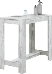 Bartisch 'Hugo' , ca 120x58 cm, weiß