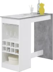 Bartisch 'Colada' , ca 115x50 cm , weiß