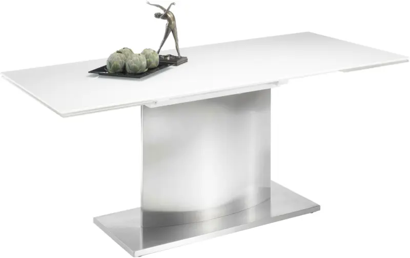 Esstisch 'Igor' , ca 180x90 cm, weiß
