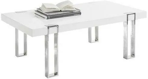 Couchtisch 'Austin' , ca 110x60 cm, weiß