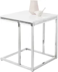 Couchtisch 'Reno Mini' , ca 45x45 cm, weiß