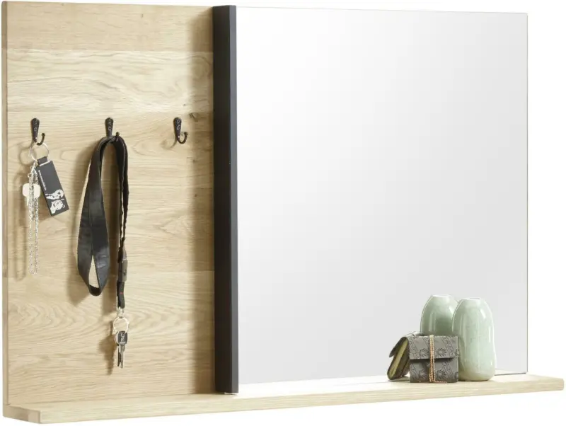 Spiegel in Eiche Echtholz 'Paco'