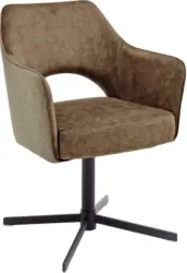 Armlehnstuhl in Rostfarben