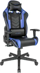 Gamingstuhl in Blau/Schwarz