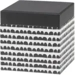 mömax Dornbirn - Ihr Trendmöbelhaus in Dornbirn Geschenkbox Square in Schwarz/Weiß