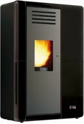 Kaminofen Cupido in Schwarz.