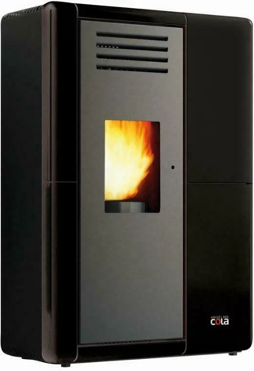 Kaminofen Cupido in Schwarz.