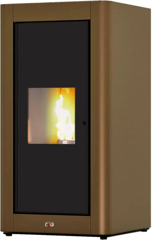 Kaminofen Pop in Bronzefarben
