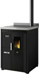 Pelletk&uuml;chenherd Nina in Schwarz