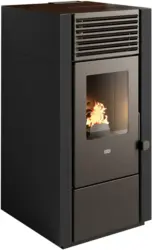 Kaminofen Poly in Schwarz