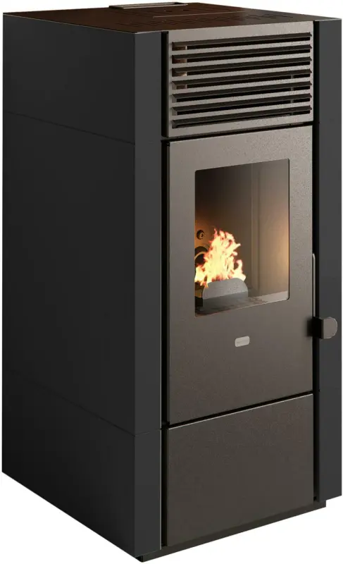 Kaminofen Poly in Schwarz