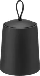 Kerze im Topf Giorgia in Schwarz