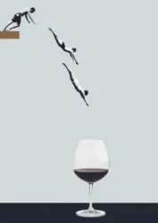 Postkarte Junique in Bunt