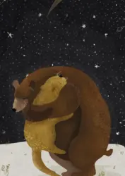 Postkarte Junique in Bunt