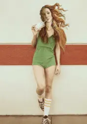 Postkarte Junique in Bunt