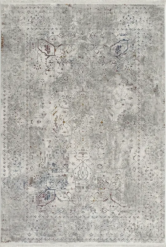 Hochflorteppich Bergamo in Grau ca. 80x150cm