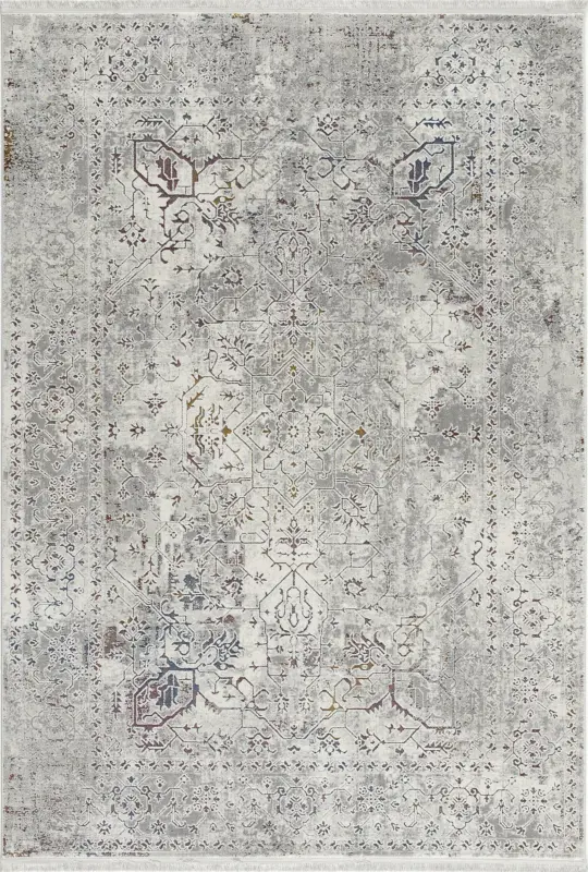 Hochflorteppich Bergamo in Grau ca. 200x290cm